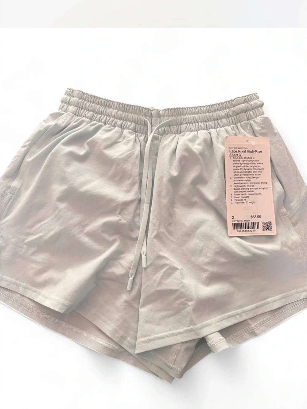 lululemon athletica Pale Mint Athletic Shorts